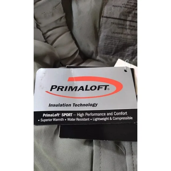 Army Issue ECWCS Primaloft Level 7 Parka Trousers Pants Gray Large Regular NWT - Picture 6 of 11
